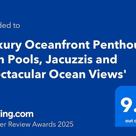 ロサリト'Luxury Oceanfront Penthouse With Pools, Jacuzzis And Spectacular Ocean Views'アパートメント エクステリア 写真